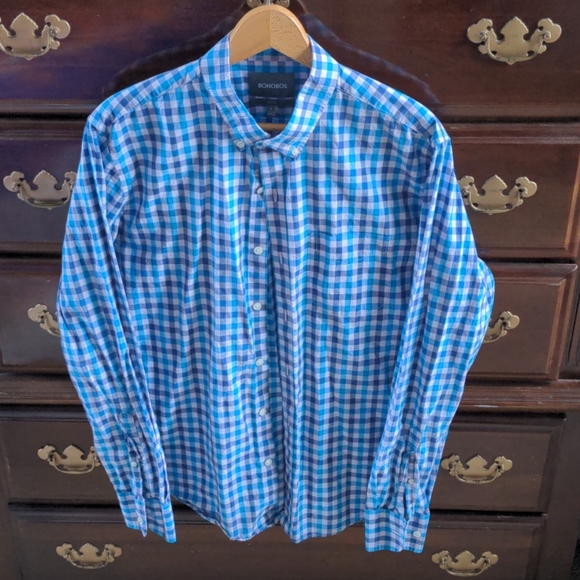 BONOBOS Slim Fit Cotton Shirt - Picture 3 of 4
